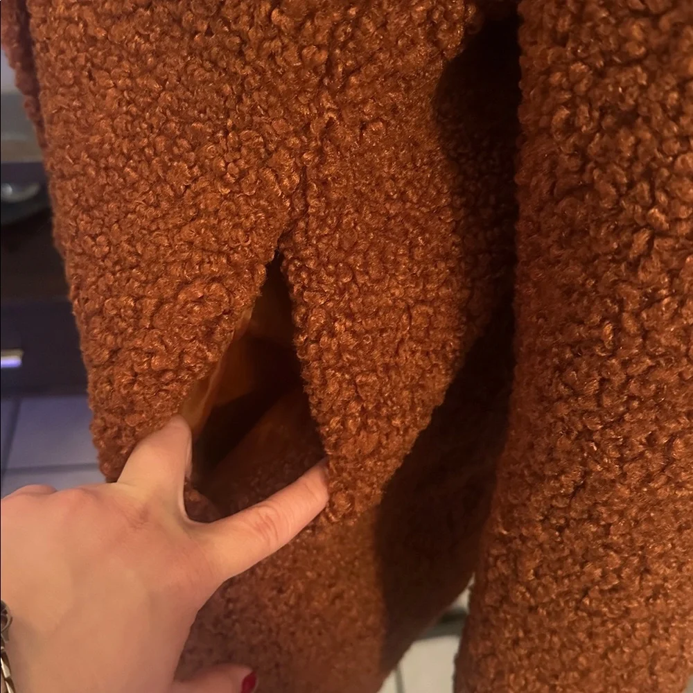 Sam Edelman Rust Teddy Jacket - Picture 6 of 12
